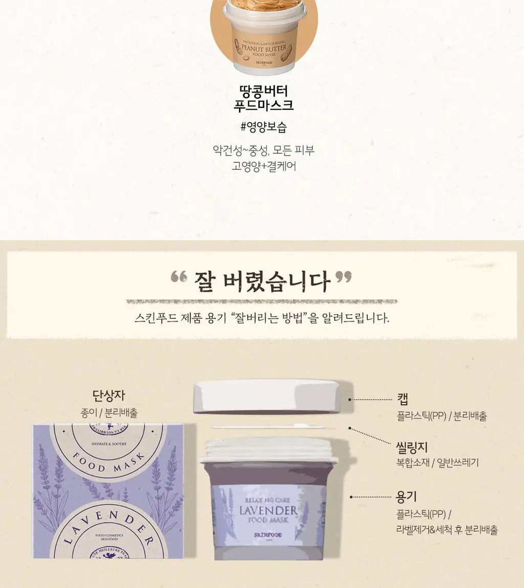 [홈케어] 스킨푸드 푸드 마스크 120g 8종 중 택1 상세페이지 72